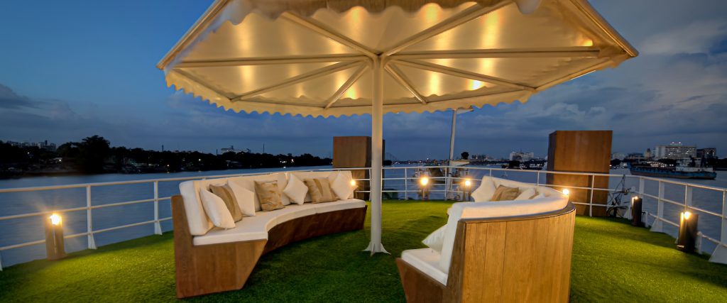 Sundowner barge Kolkata evening cruise